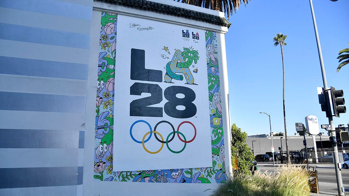 LA 28 logo in 2020