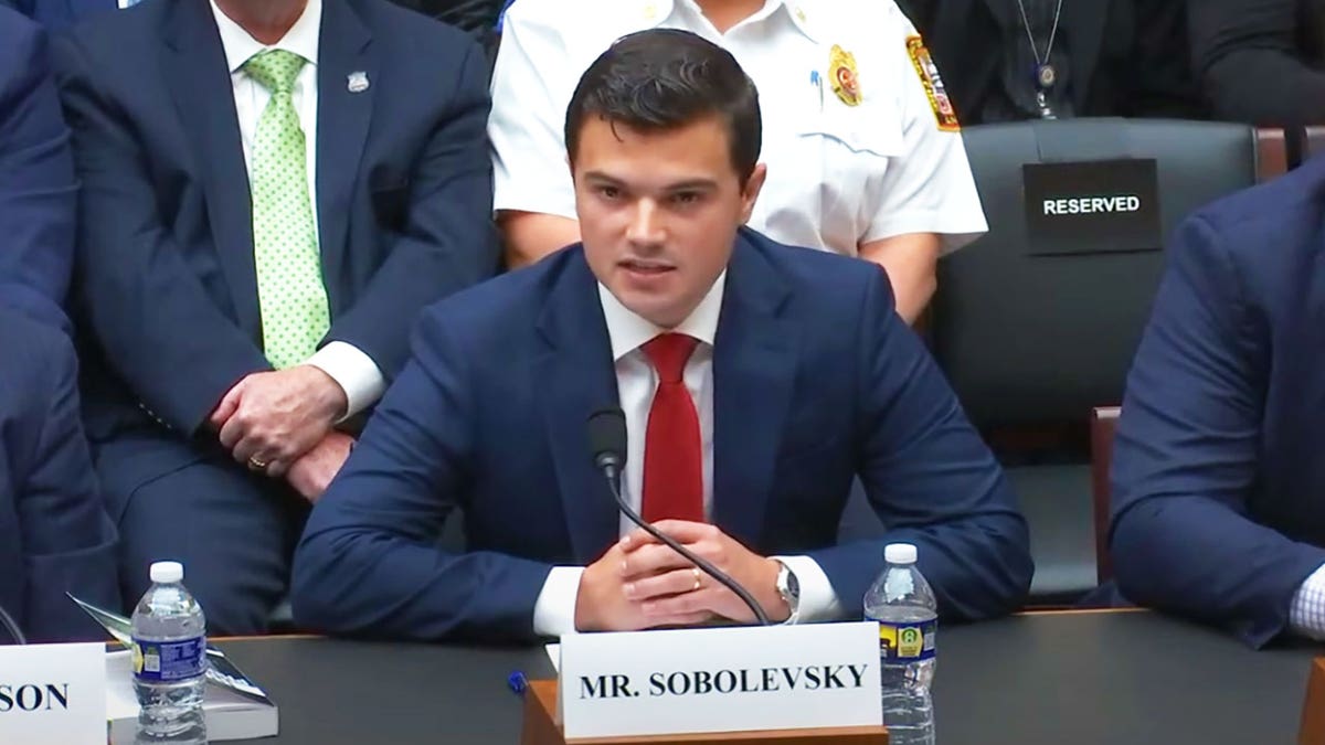 Mitchell Sobolevsky testifying to Congress