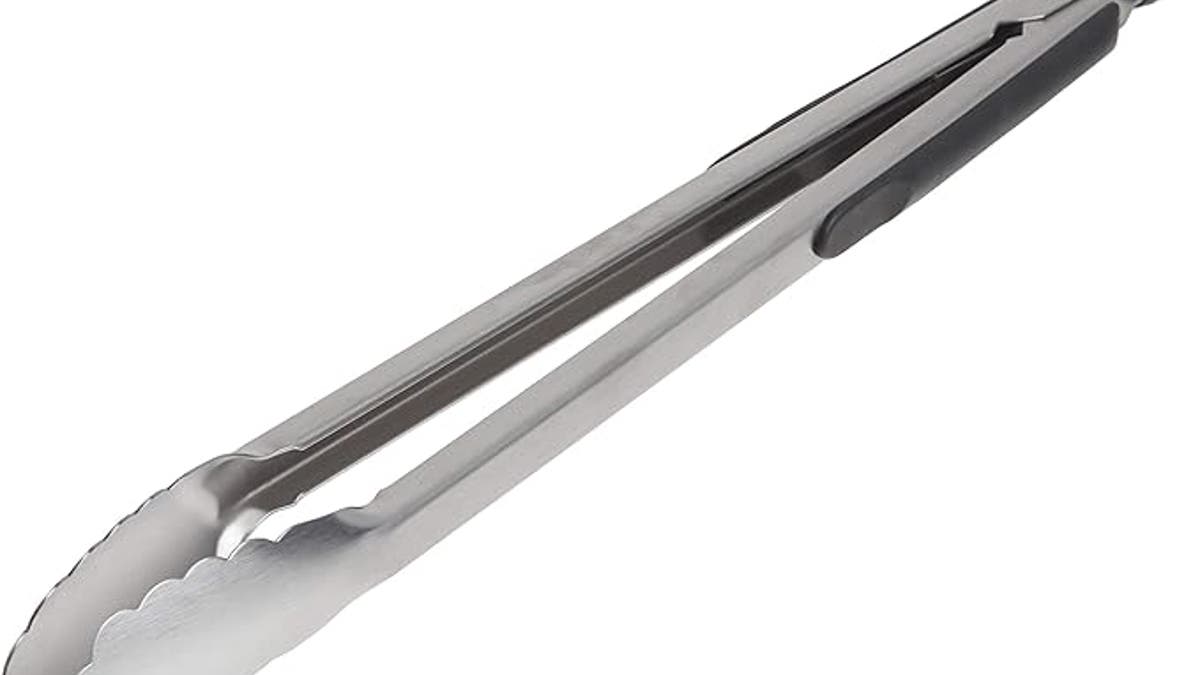 OXO Good Grips 16-Inch Locking Tongs, Silver