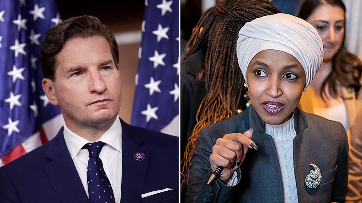 side by side of Rep. Dean Phillips, Ilhan Omar