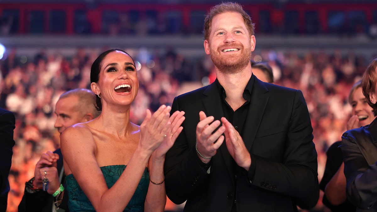 Prince Harry and Meghan Markle at Invictus Games