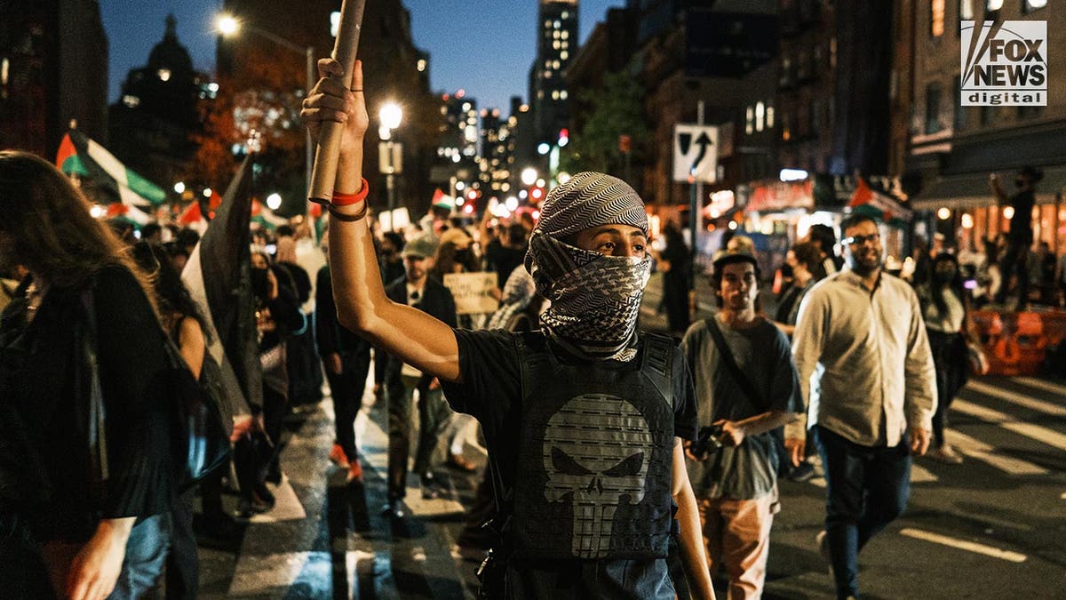 Pro-Palestinian Protesters Scale Part Of Brooklyn Bridge, Force ...