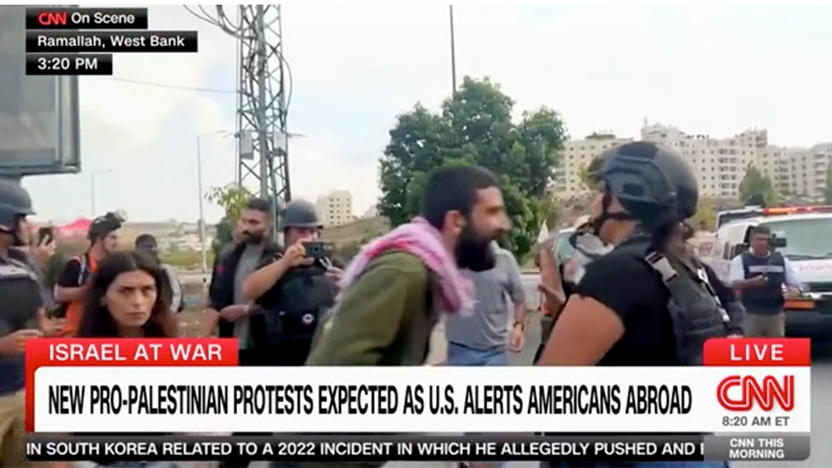Reporter getting accosted