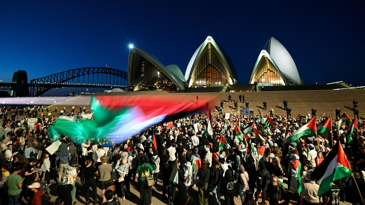 Pro-Palestinian protest Sydney, Australia