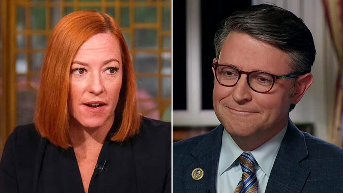 Former White House press secretary turned MSNBC host Jen Psaki bashed the new Republican speaker of the House, Mike Johnson, for being a "religious fundamentalist" on her show, "Inside with Jen Psaki," Sunday.