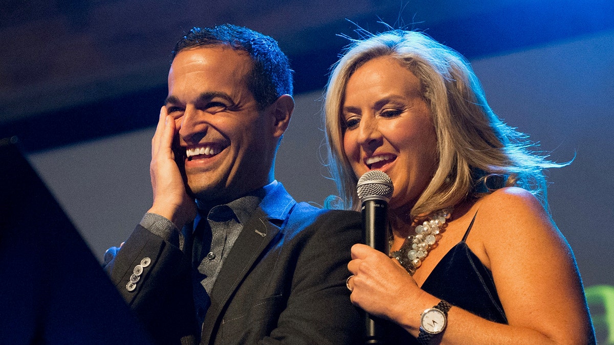 Rebecca Timlin-Scalera with husband