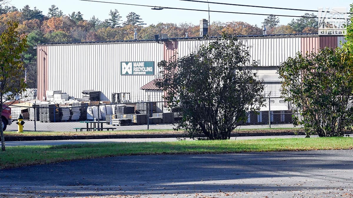 Exterior view of the property where the Lewiston shooter, Richard Card was found dead