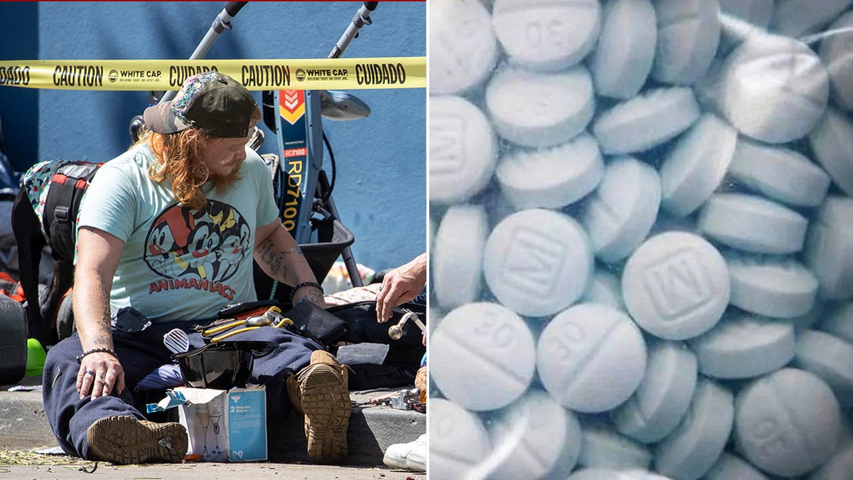 San Francisco homeless man, Fentanyl