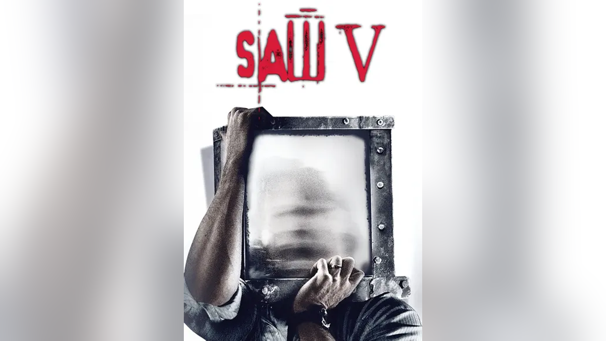 Saw V movie poster with Jigsaw