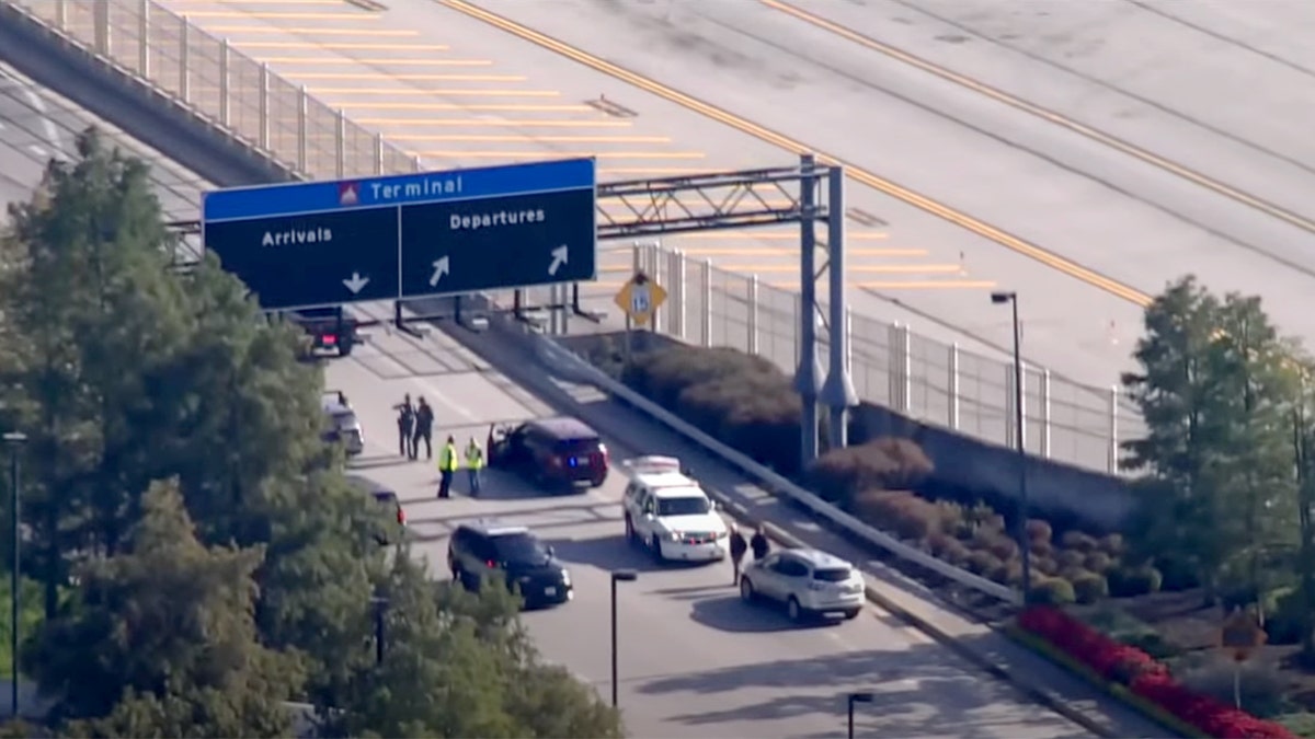 BWI terminal road police activity