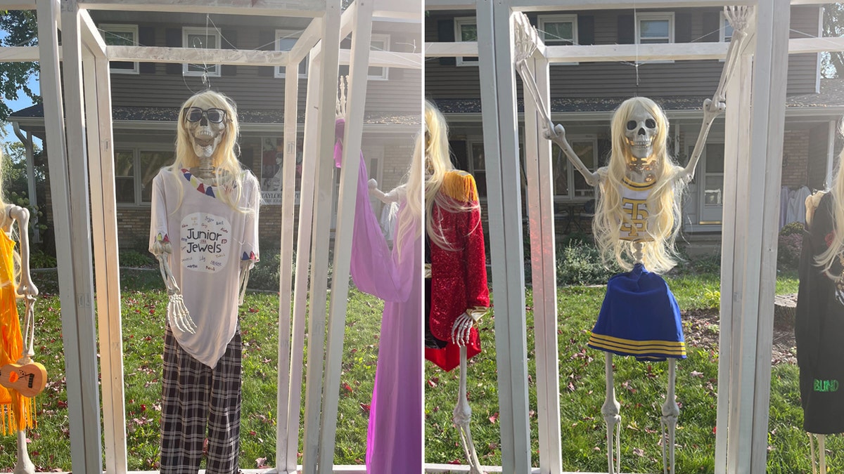 Taylor Swift Skeletons! Swiftie Creates Eras Tour-Inspired Halloween Display