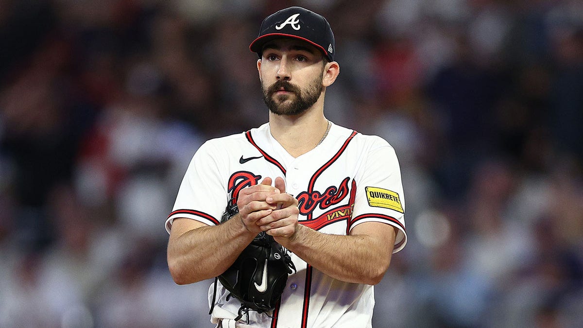 Braves' Spencer Strider has heated conversation with coach as he's removed  from NLDS Game 1 | Fox News
