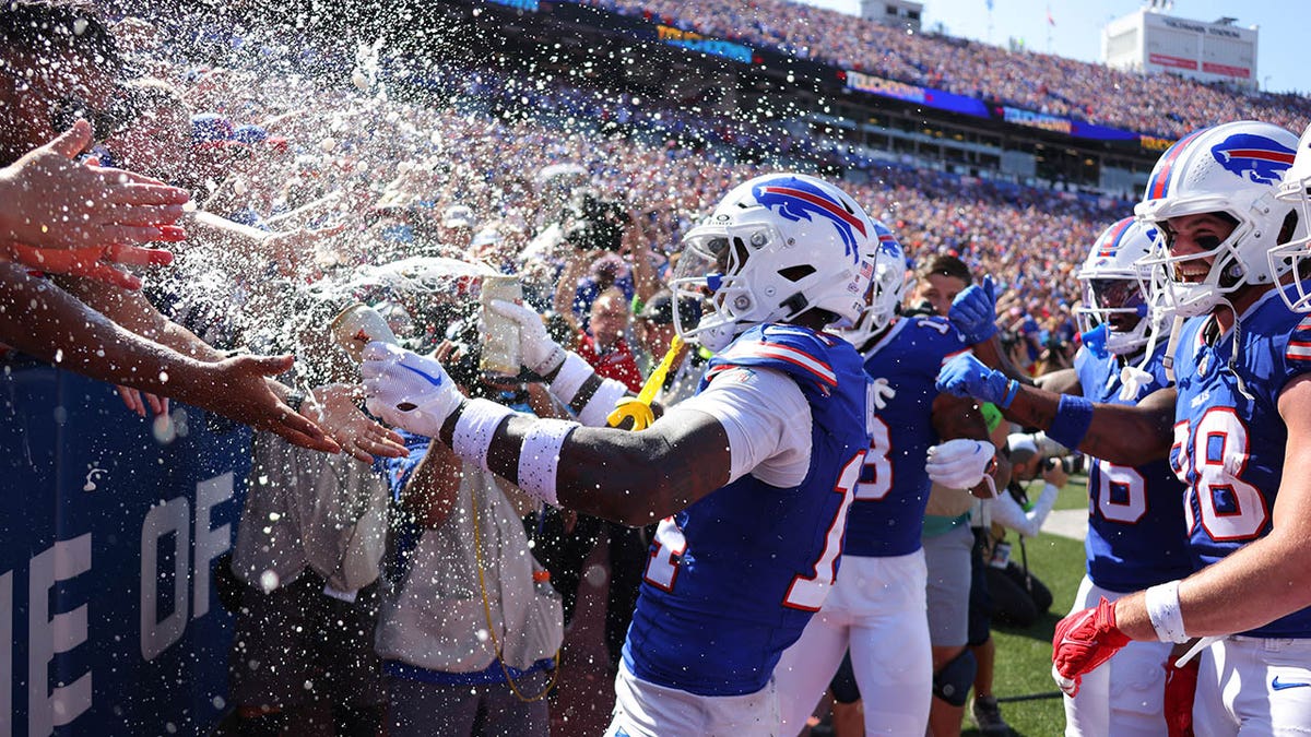 Stefon Diggs celebration