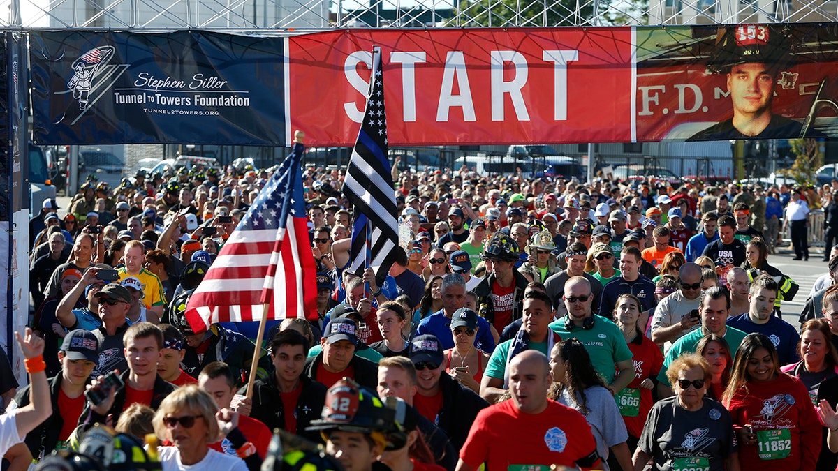 15th annual Tunnel to Towers 5K Walk/Run start line