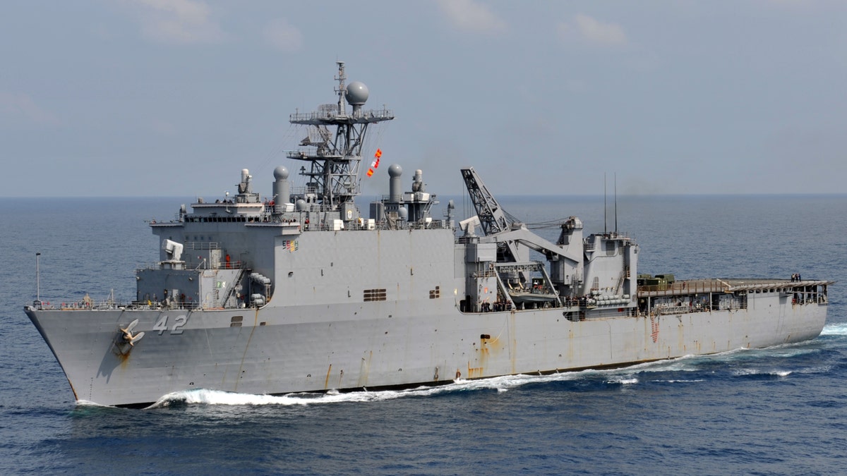 USS Germantown at sea DVIDS
