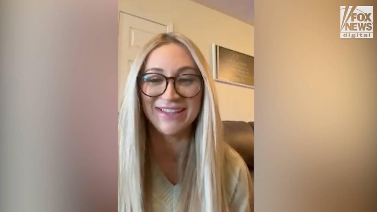 Brianna Coppage smiles during a zoom interview with Fox News Digital