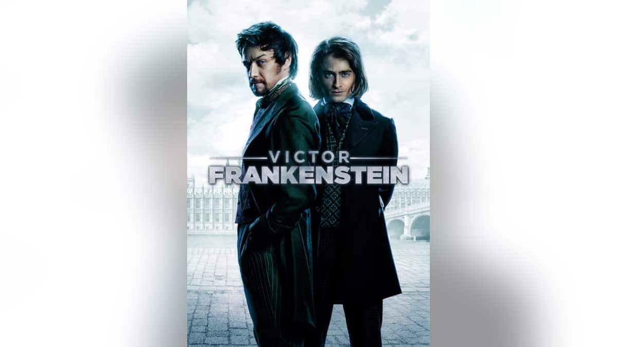 Cover of "Victor Frankenstein" film