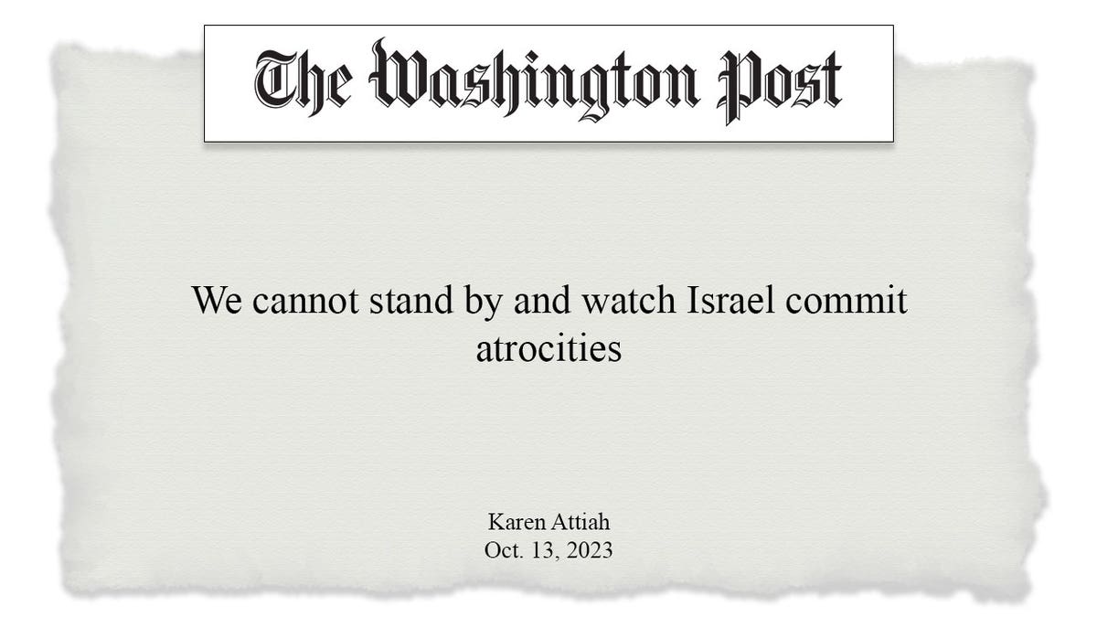 WaPo Israel column