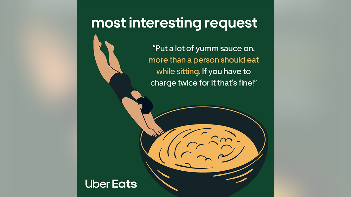 Uber Eats customer quote