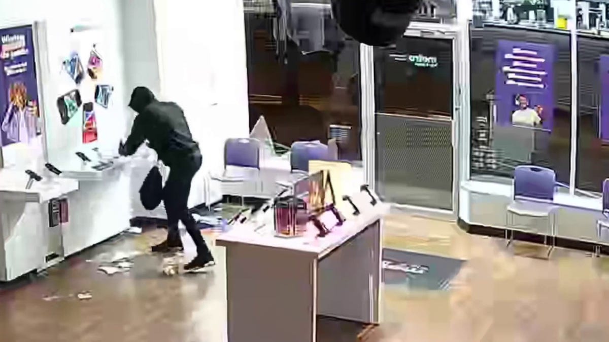Suspect in smash-and-grab