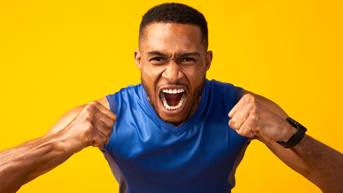 Angry man