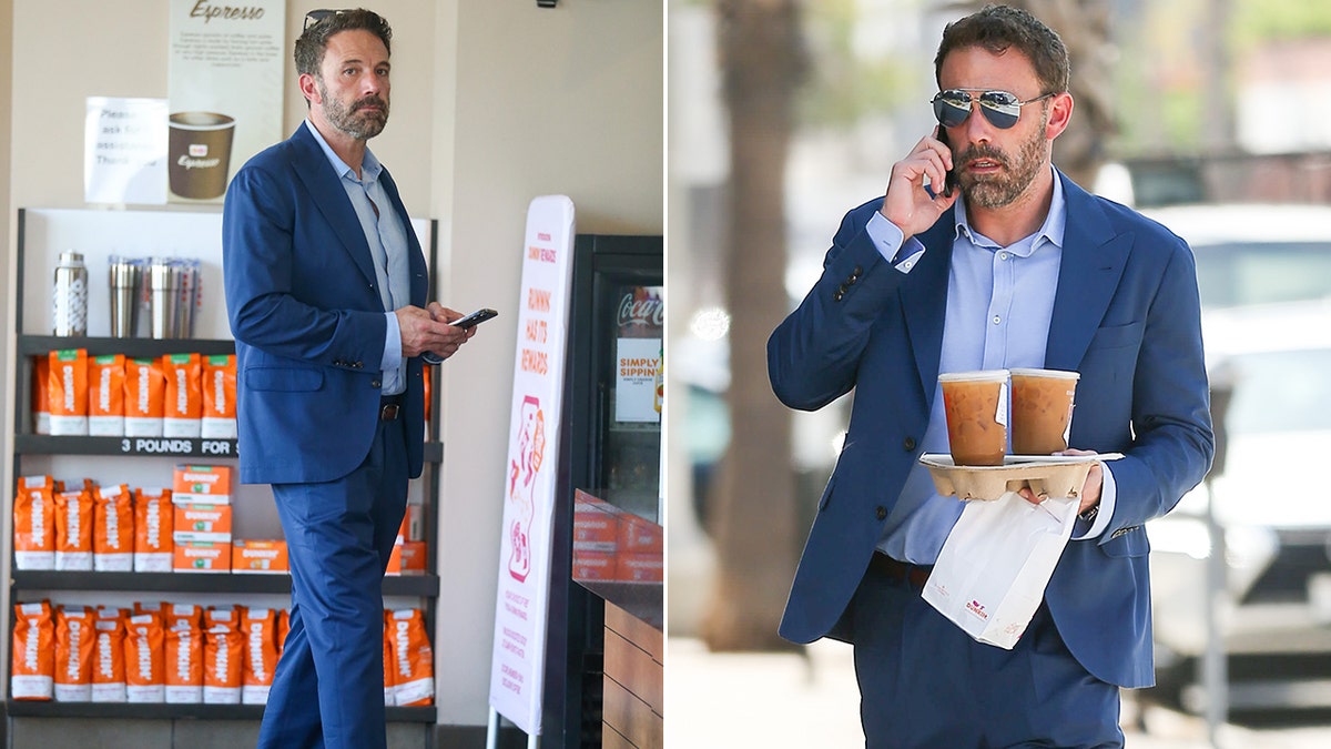 Ben Affleck en Dunkin' Donuts