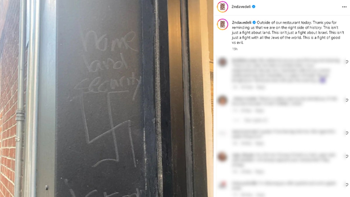 Jewsish Deli vandalized with Swastika, Instagram comments from the Deli