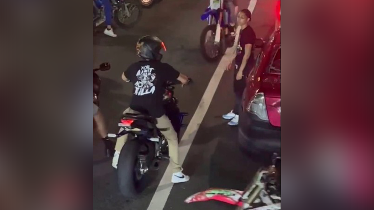 Biker suspect