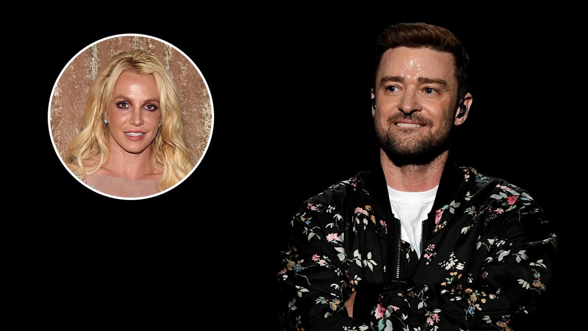 A photo of Britney Spears, Justin Timberlake