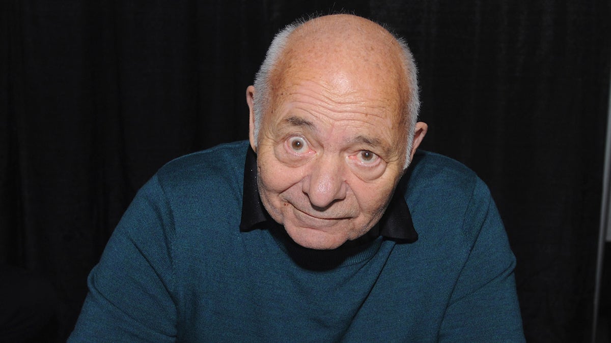 Burt Young wears a blue sweat at Sopranos convention
