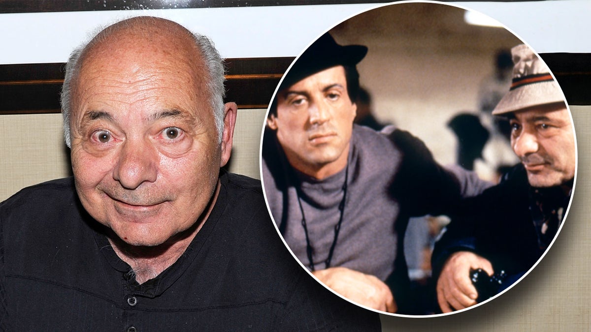 Burt Young and Sylvester Stallone film Rocky