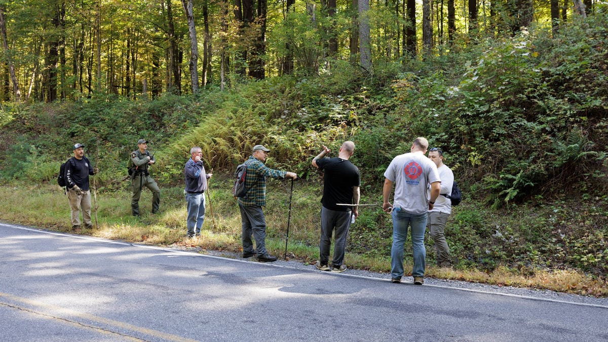 New York State investigators combing through Moreau Lake State Park in upstate New York
