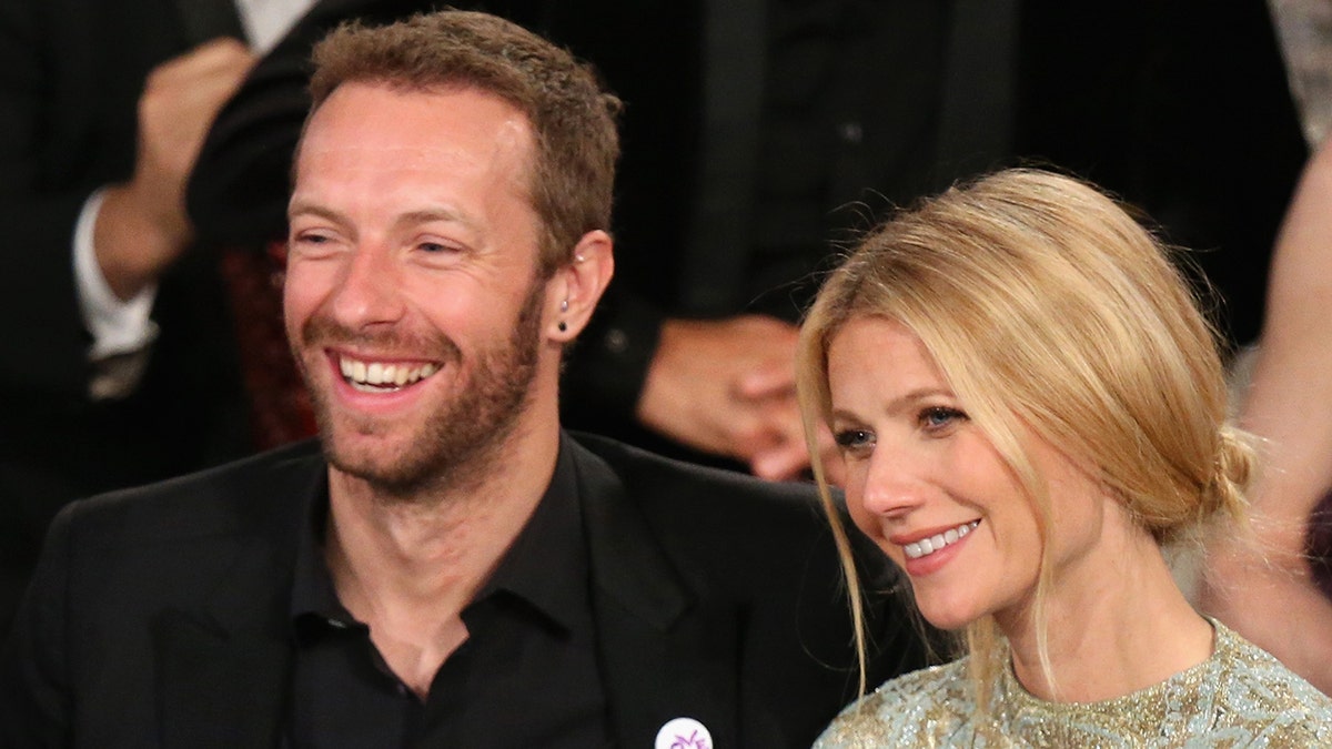 Gwyneth Paltrow and Chris Martin at the Golden Globes