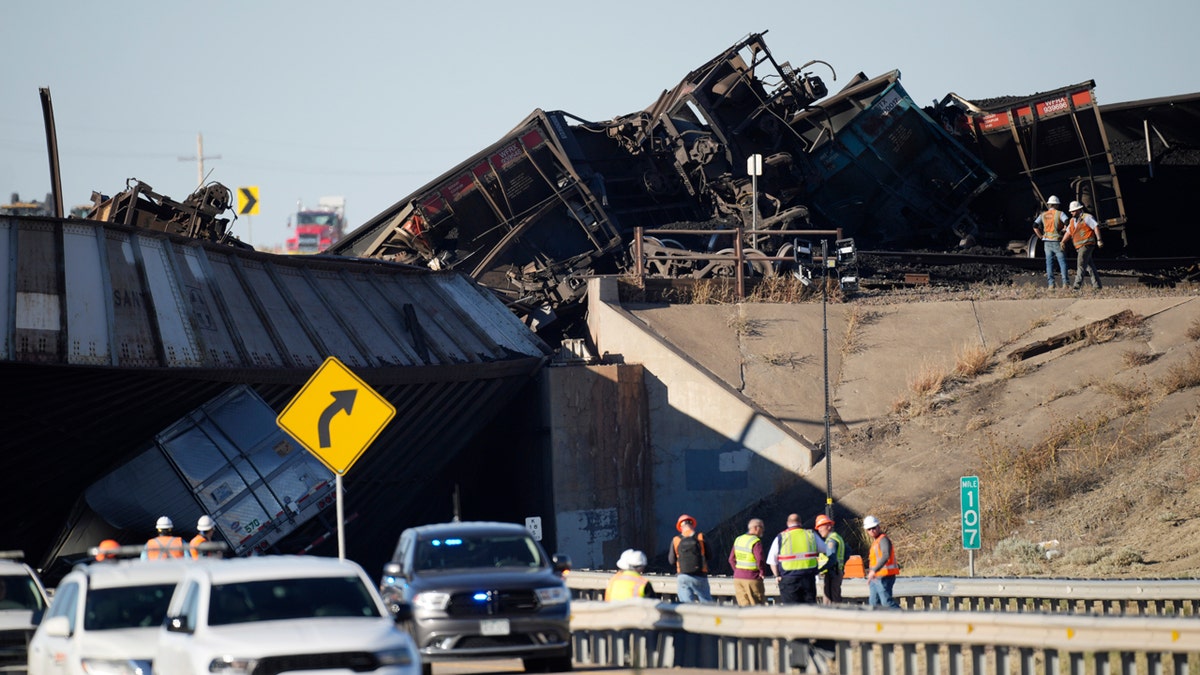 Colorado derailment site