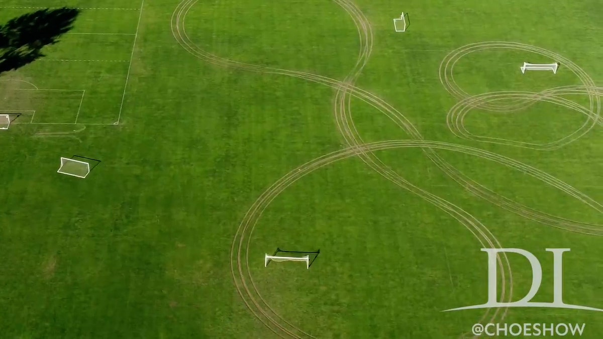 North Green River Park soccer field seen from the air