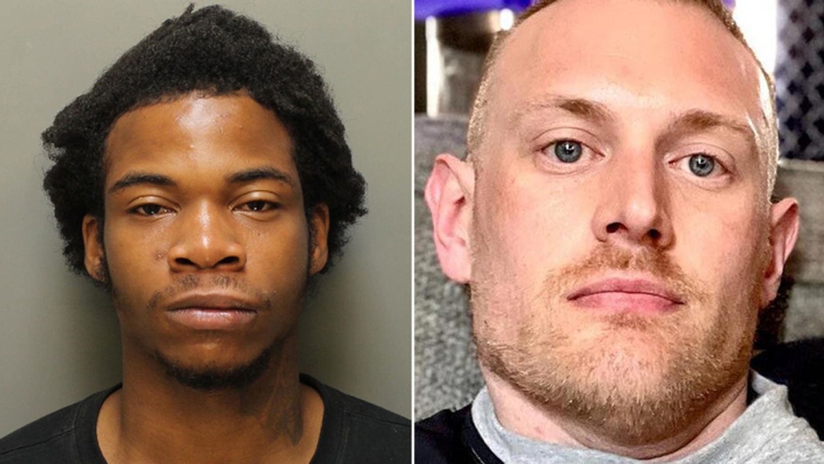 A split image of Robert Davis and Josh Kruger