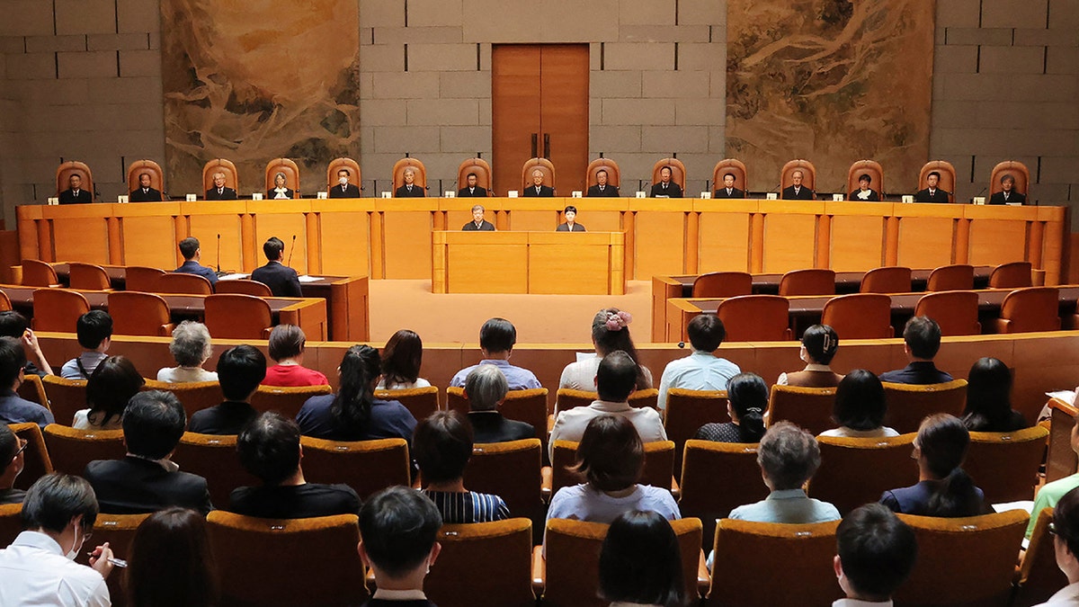 The interior of Japan's Supreme Court