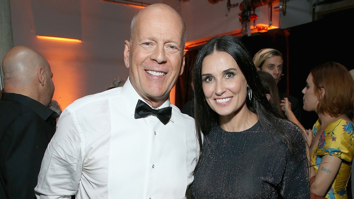 Demi Moore and Bruce Willis at a comedy central after party