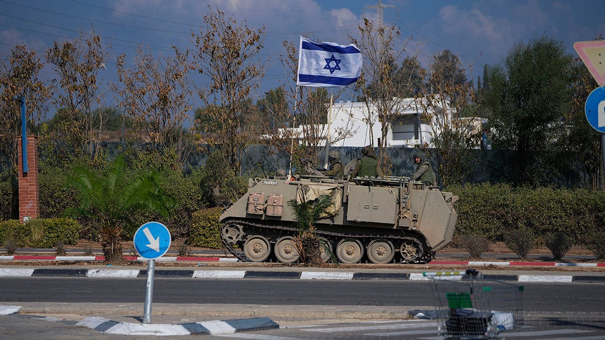 Israeli soldiers near Gaza Strip