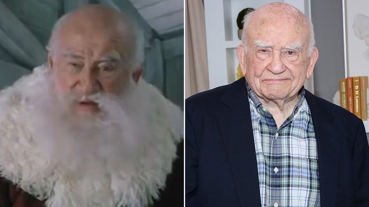 Ed Asner then and now split
