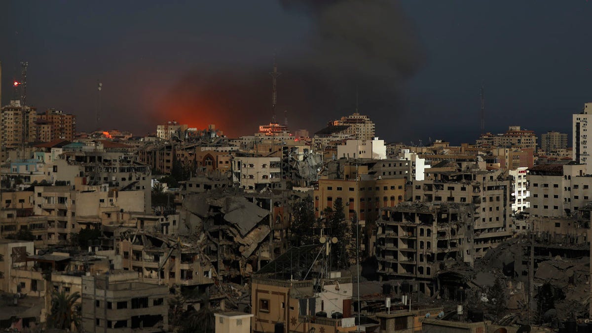 Gaza City buildings destroyed