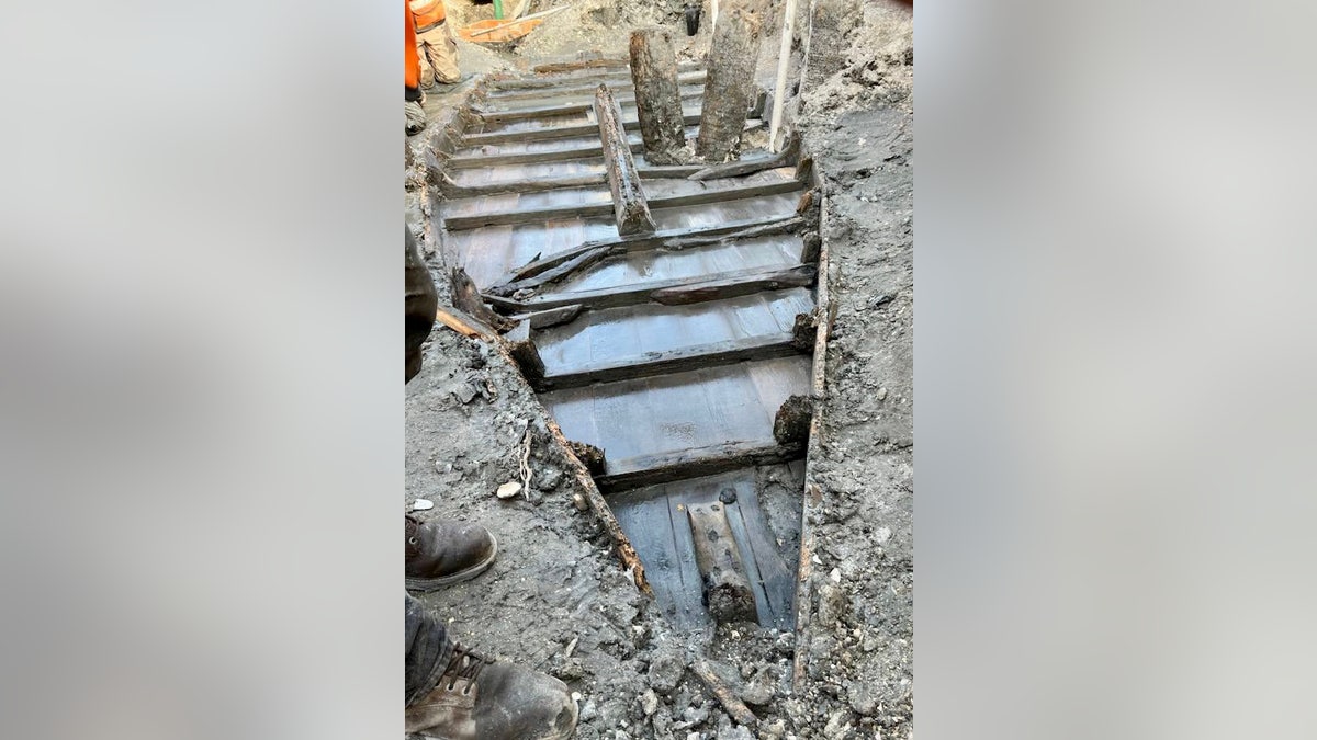 Florida shipwreck found intact in a highway during construction work