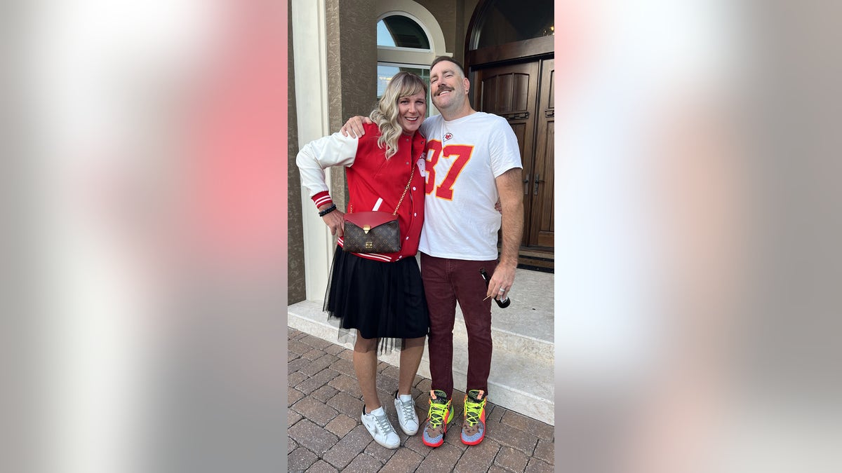 Taylor and Travis dress up