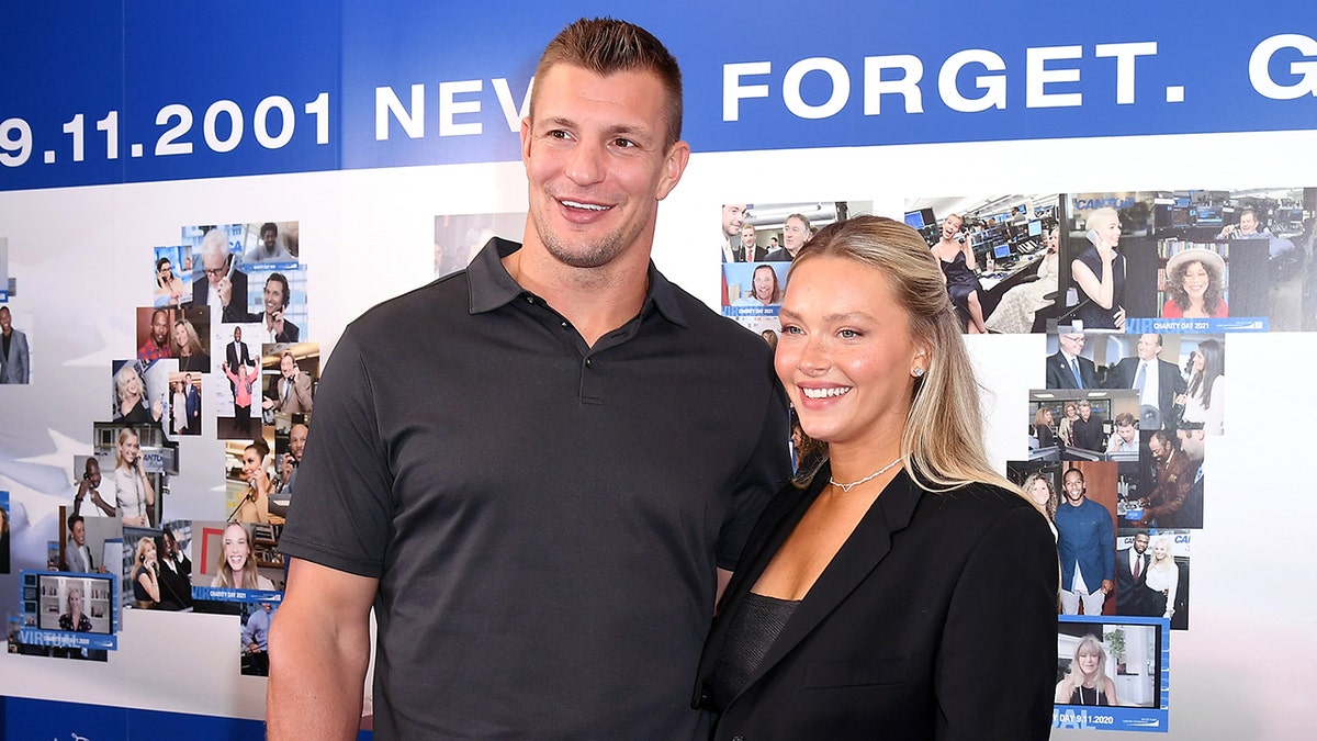 Gronk and Camille smile