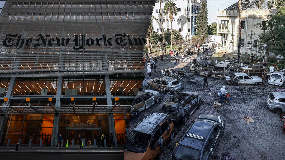 The New York Times gaza hospital bombing