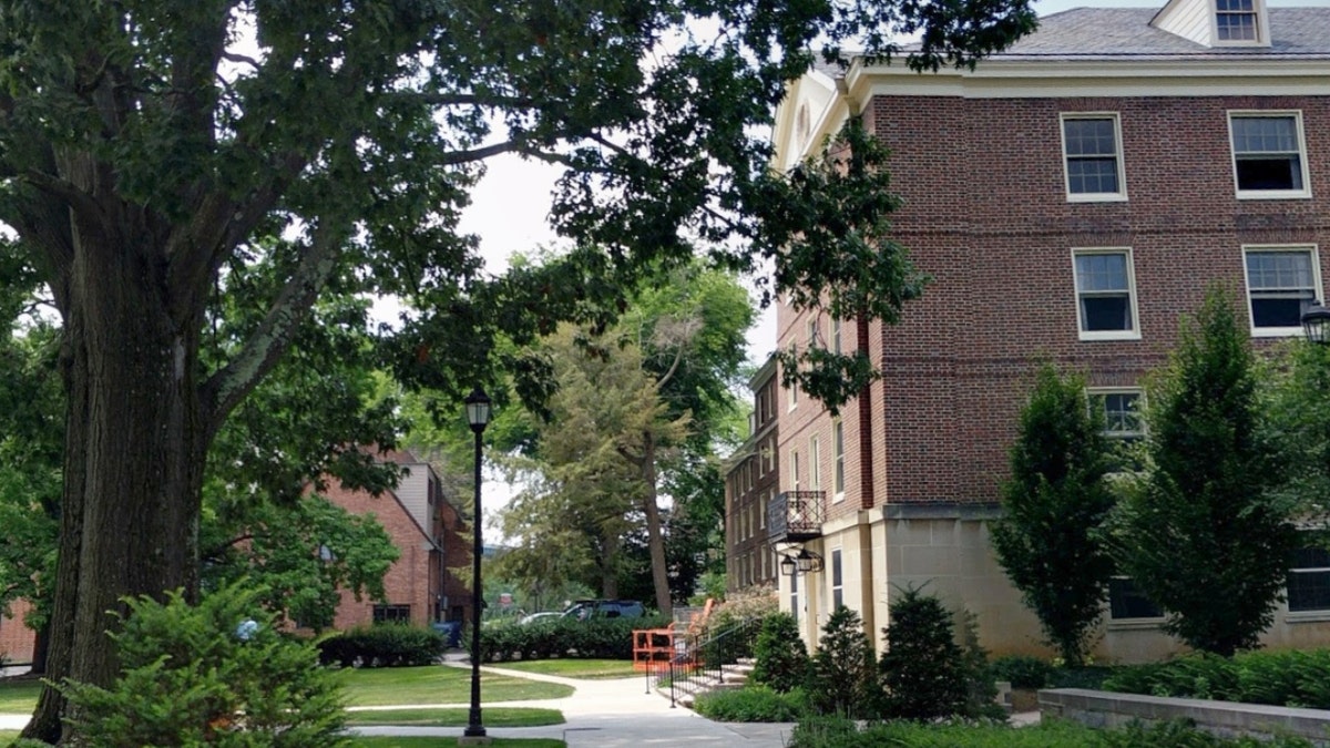 The exterior of Hamilton Hall at Penn State University