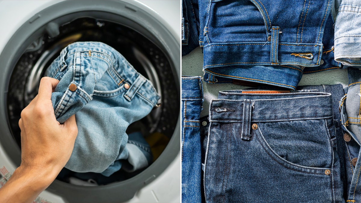 how often should you wash jeans split