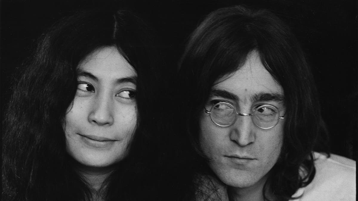 John Lennon with Yoko Ono