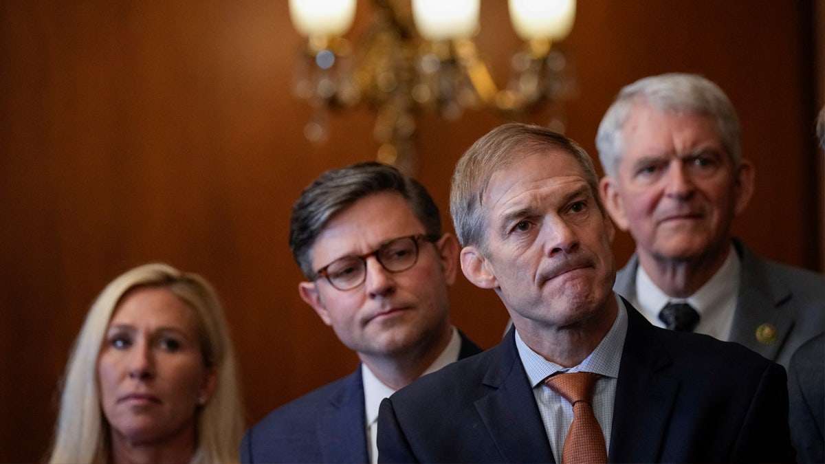 Jim Jordan, Mike Johnson, Marjorie Taylor Greene, Daniel Webster