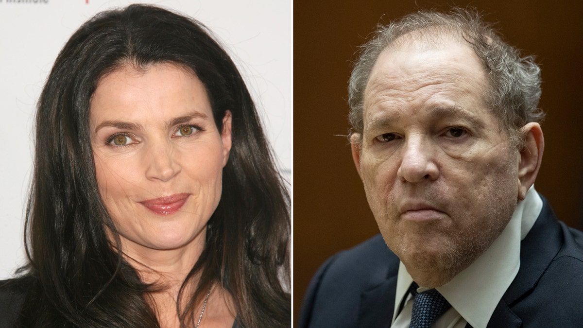 Julia Ormond and Harvey Weinstein